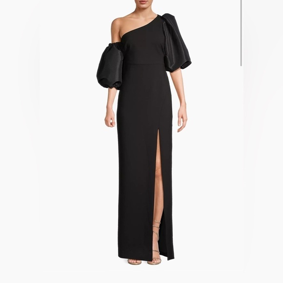 NWT Likely Natasha Off-The-Shoulder Women's Black Special Occasion Gown Size 4 - Picture 4 of 9